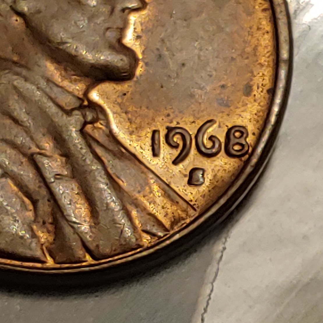 1968-S-Penny---Mint-Mark-Error?