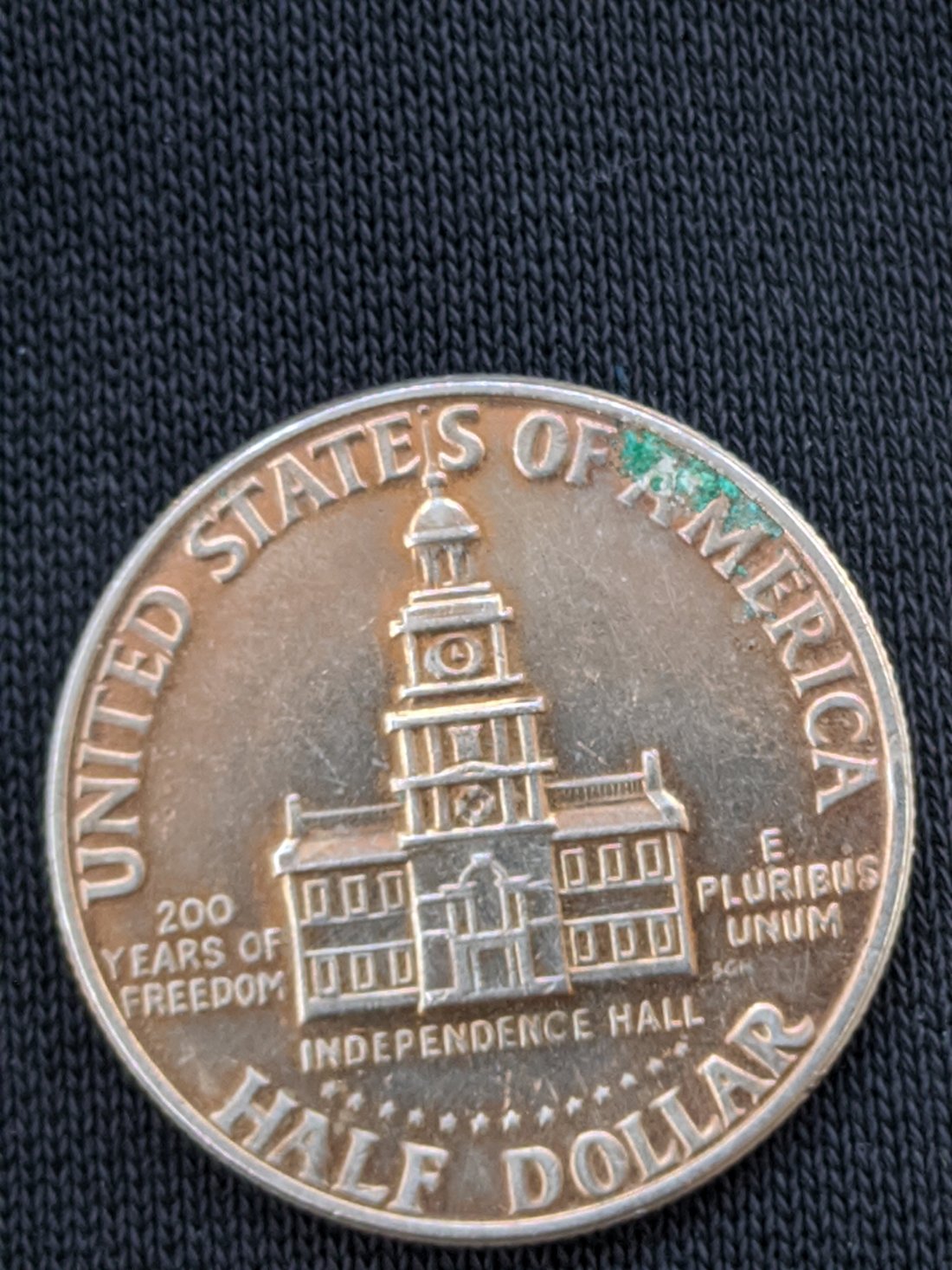 1976-Kennedy-Half-Dollar-Bicentennial-D/S-Variety