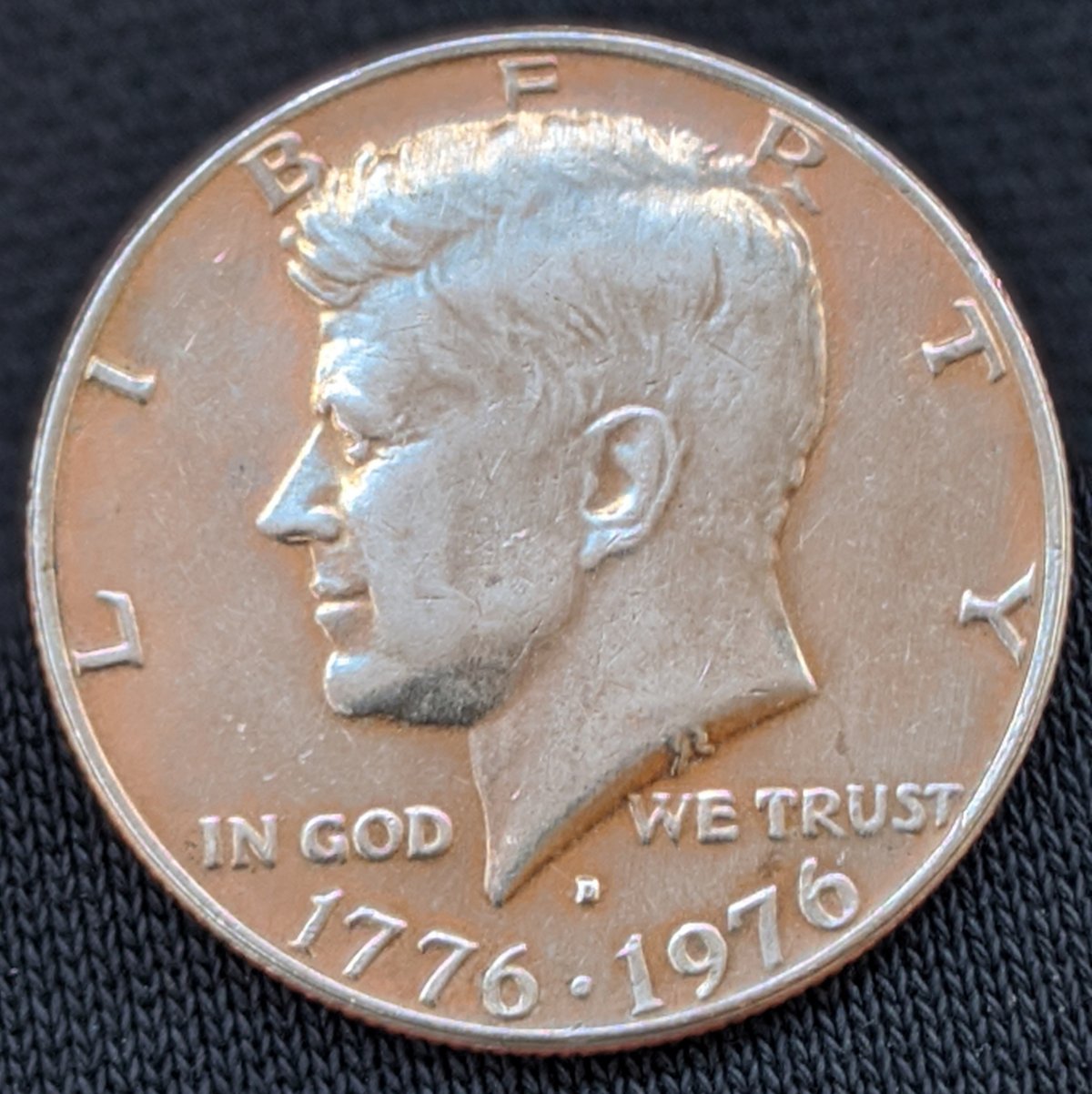 1976-Kennedy-Half-Dollar-Bicentennial-D/S-Variety
