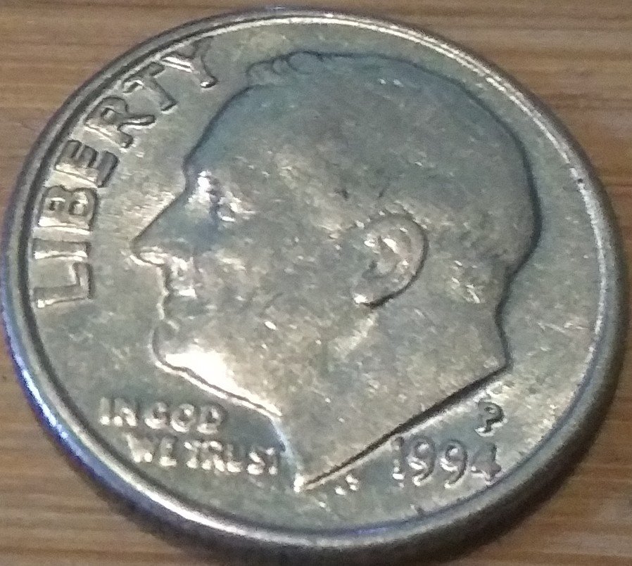 1994-P-Dime-With-Double-Eye-&-Lashes