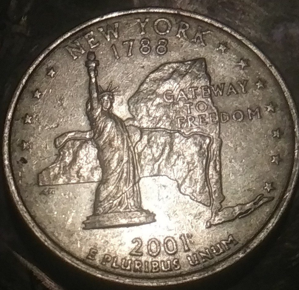 2001-D-New-York-Quarter-W/-Camel-Joe-Liberty-Statue