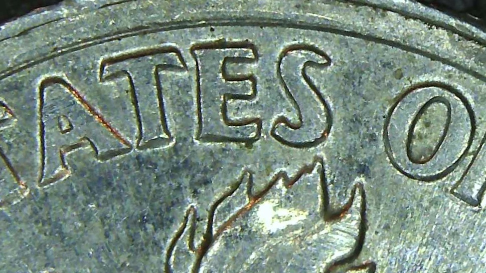 1997-P-Roosevelt-Dime-Double-Rim.-Riveting-On-Edge