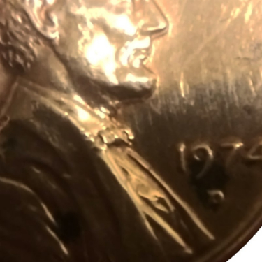 1974-D-LMC-De/Ddo-Mint-Strike-Error