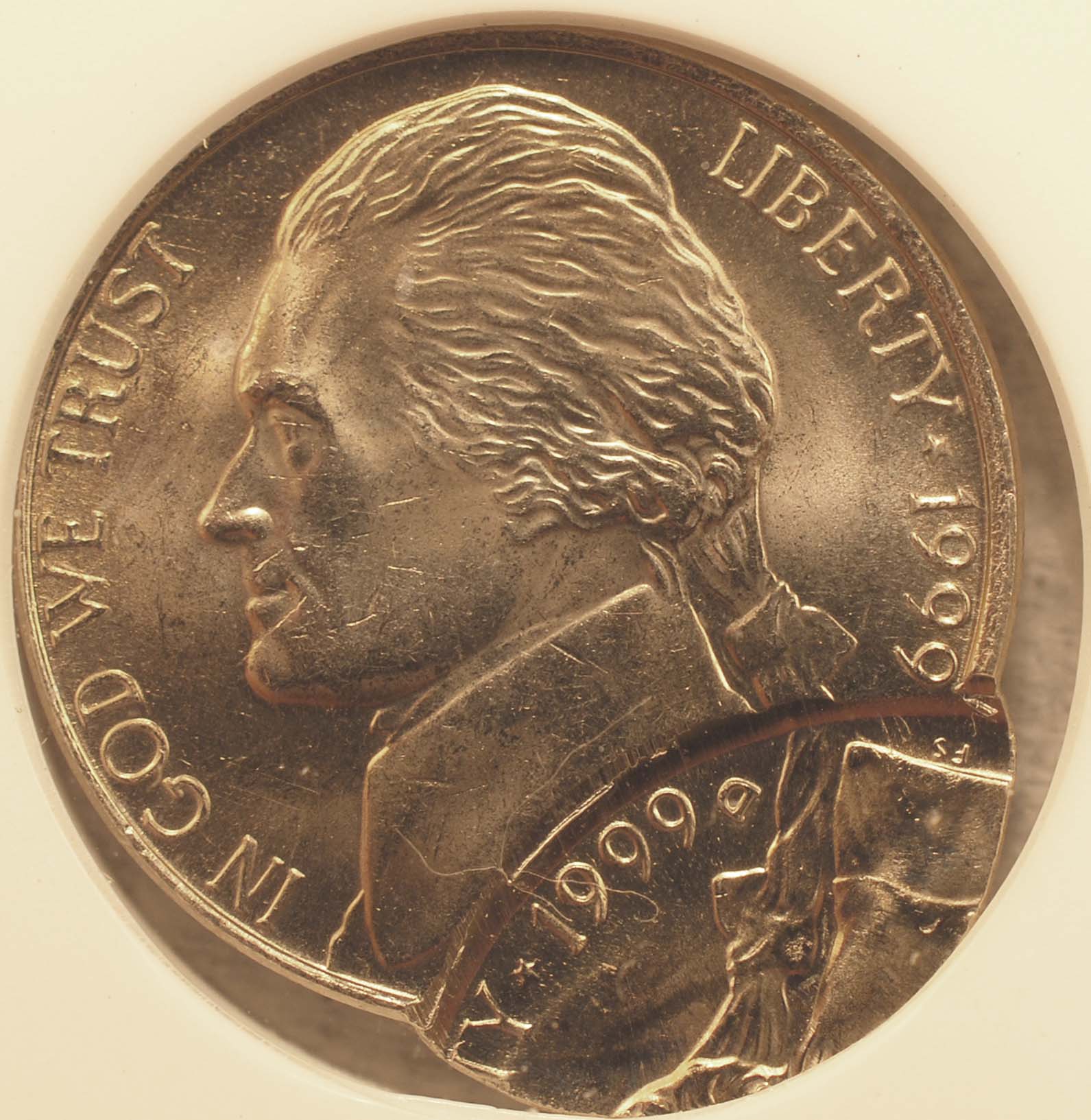1999-D-Jefferson-Nickel:--Double-Struck,-With-Double-Date!