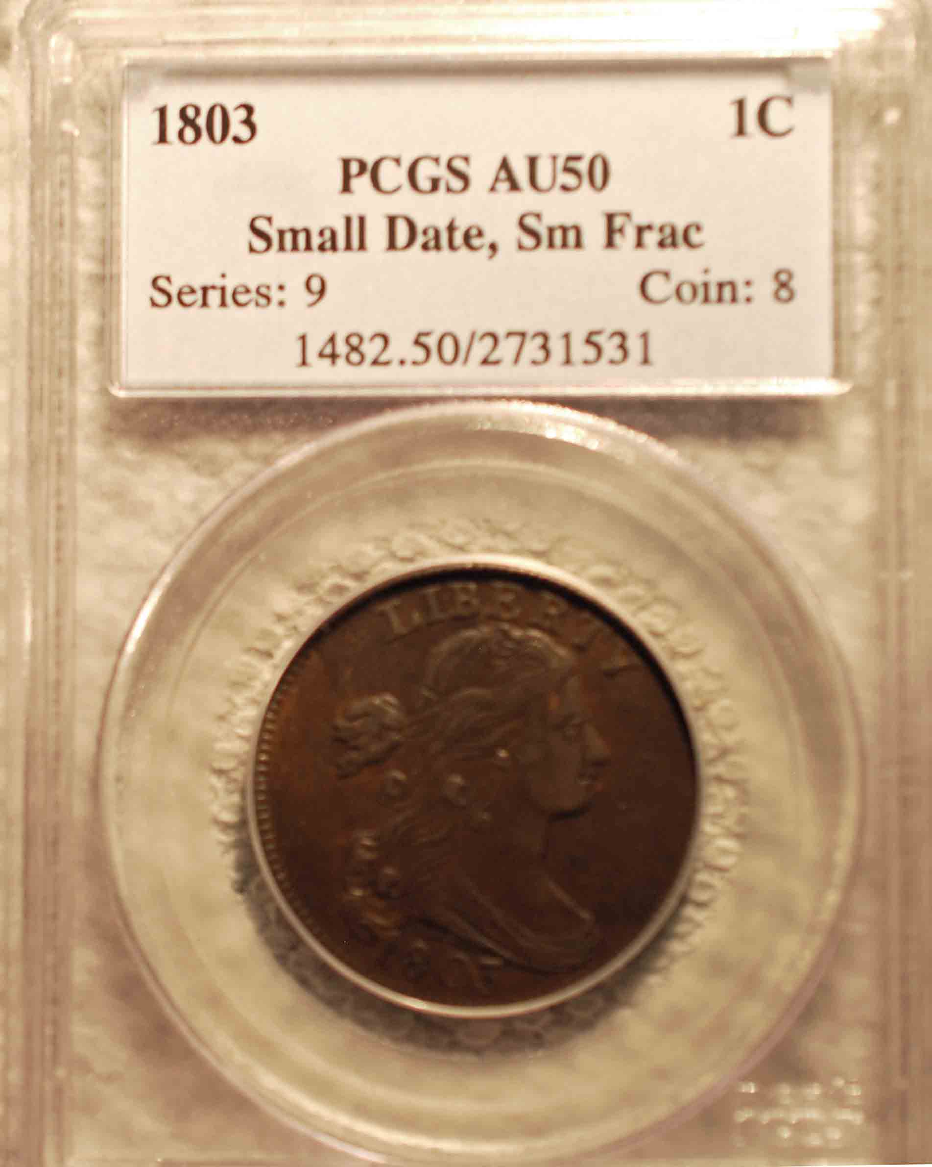 1803-Large-Cent,-Small-Date/Small-Fraction