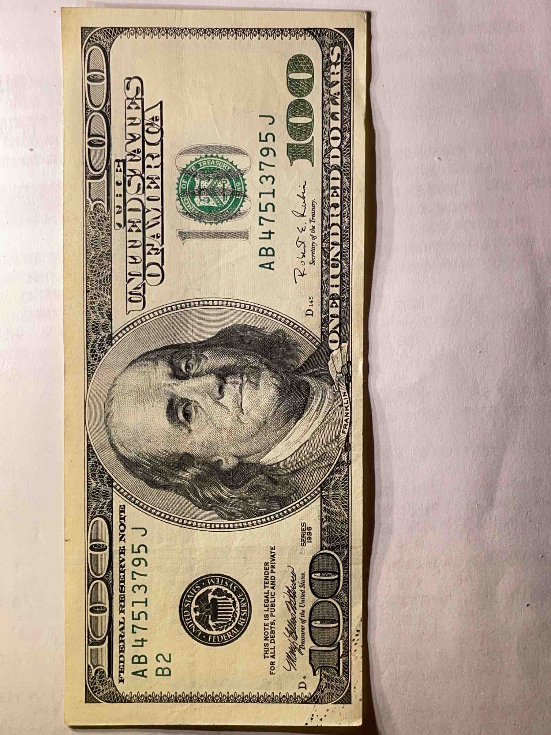 100$-Note-Ink-Splatter