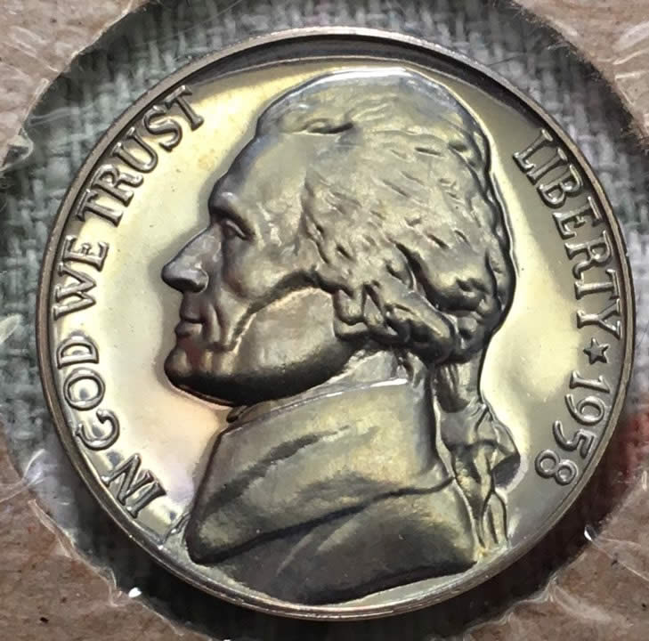 1956-&-1958-Jefferson-Nickel-Proofs