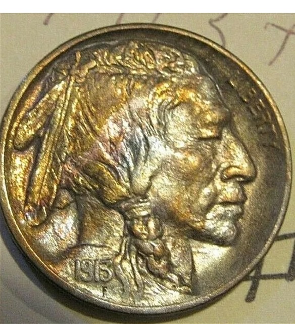 1913-Type-1-Buffalo-Nickel-Deep-Toned