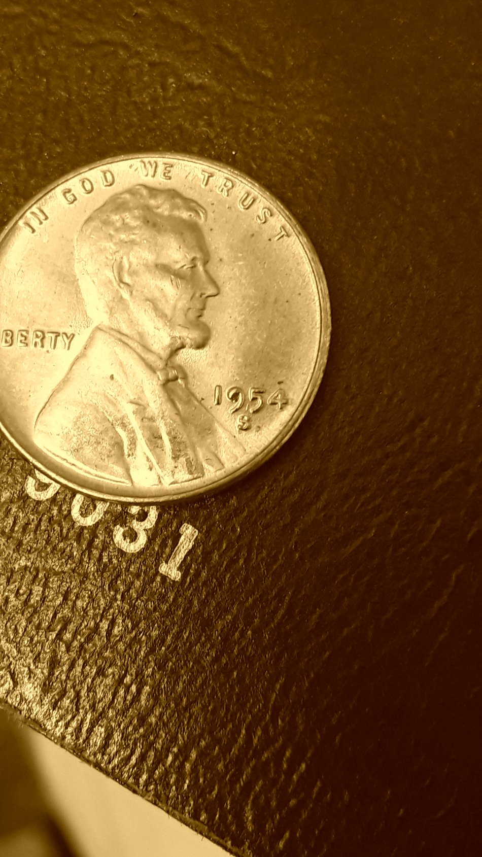 1954-S-Wheat-Cent,-Random-Die-Chips?