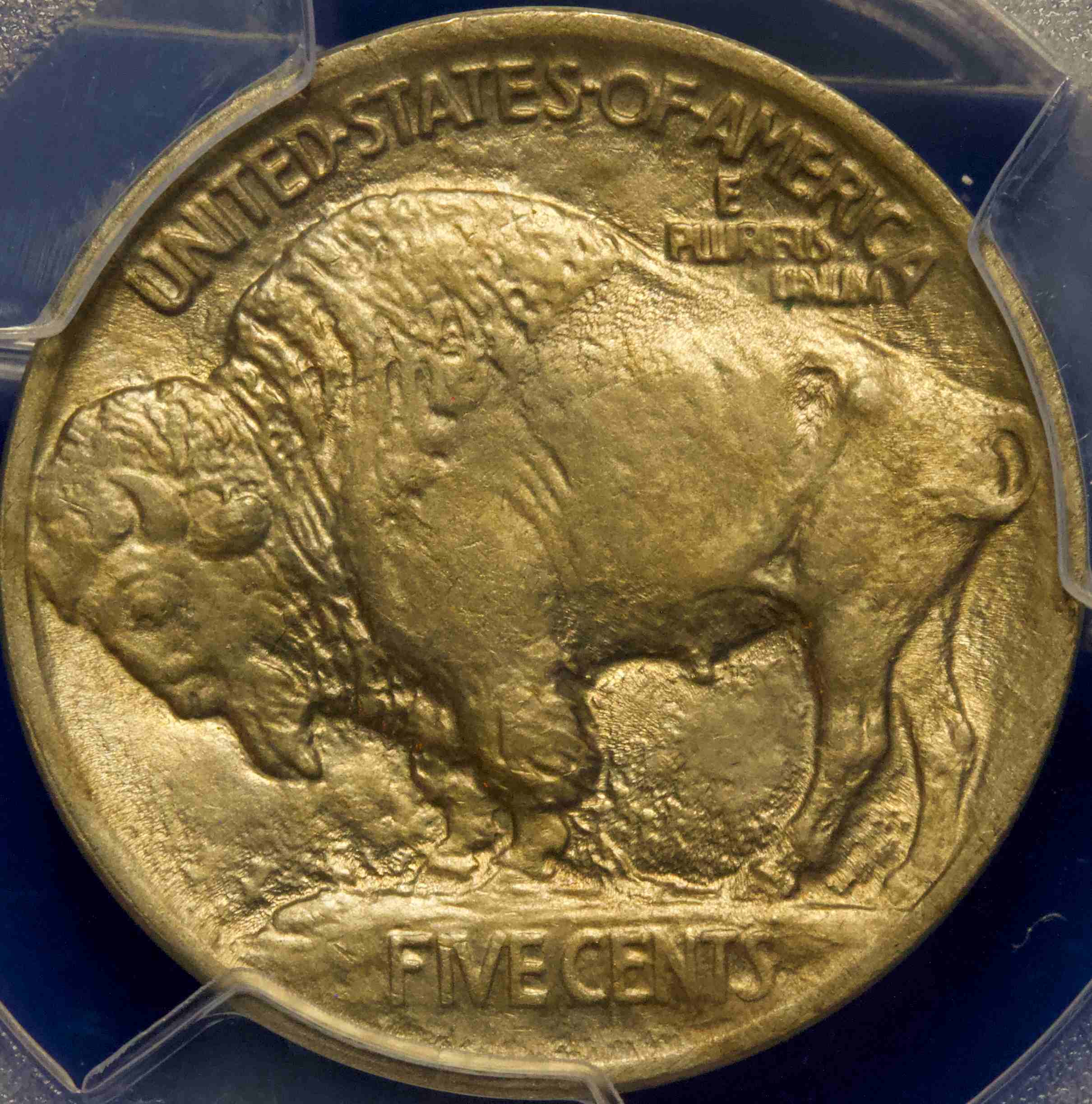 PCGS-MS-64-1913-Type-1-Buffalo-5c