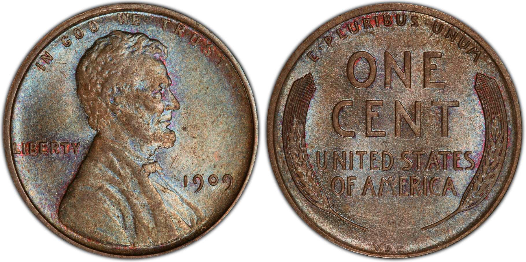 PCGS-AU-58-1909-VDB-1c
