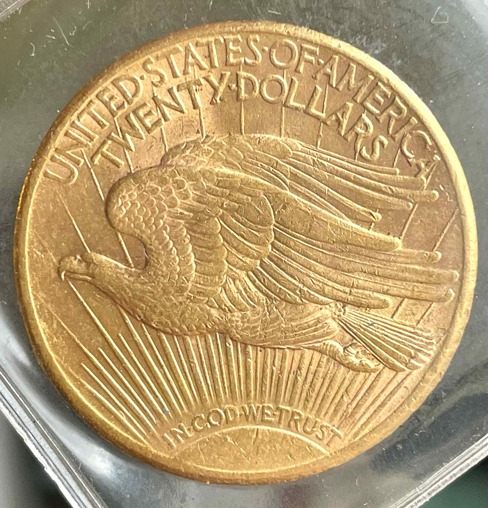 1909-S-Saint-Gaudens-$20-Gold-For-Grading