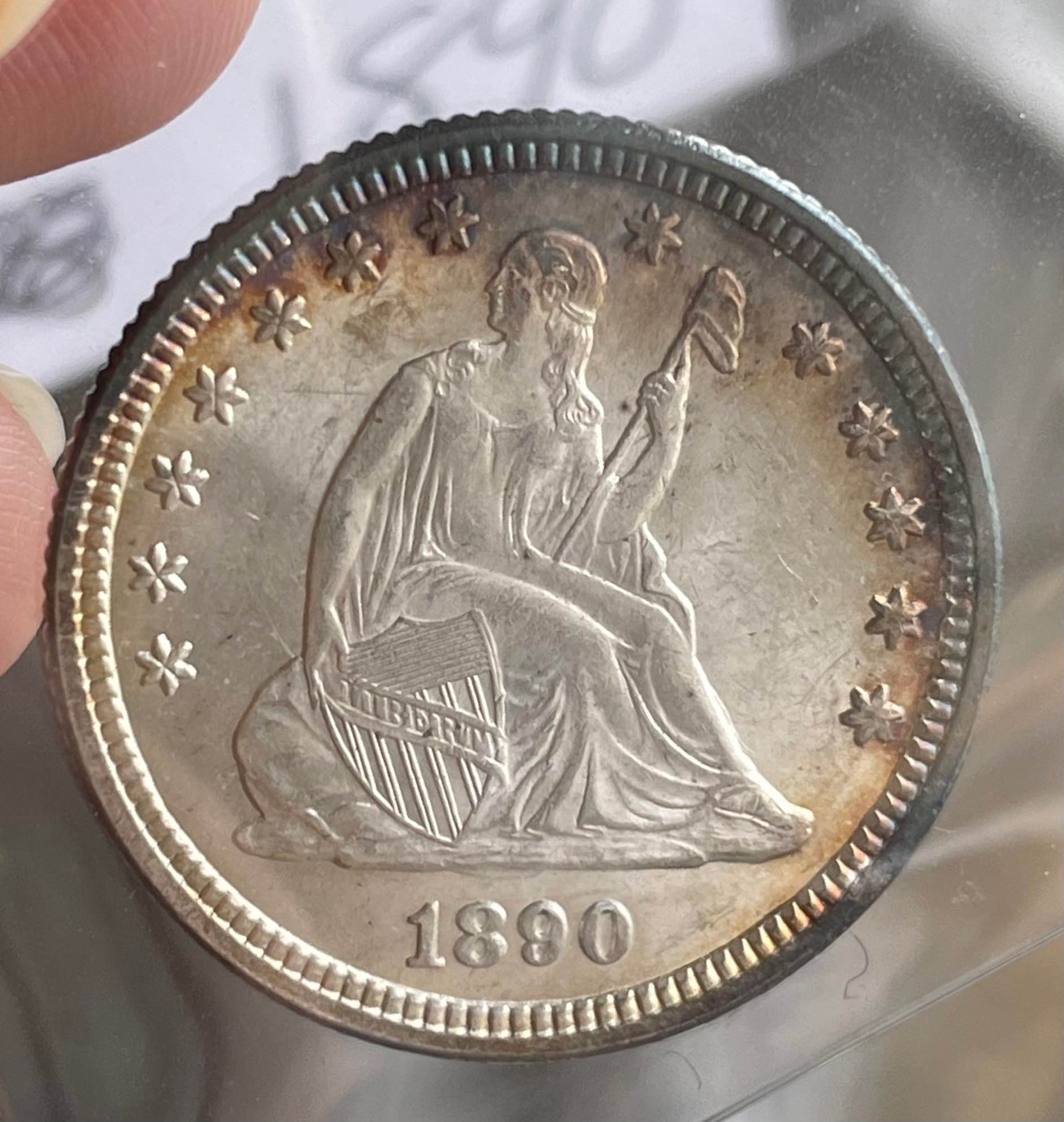 1890-Liberty-Seated-Quarter-For-Grading