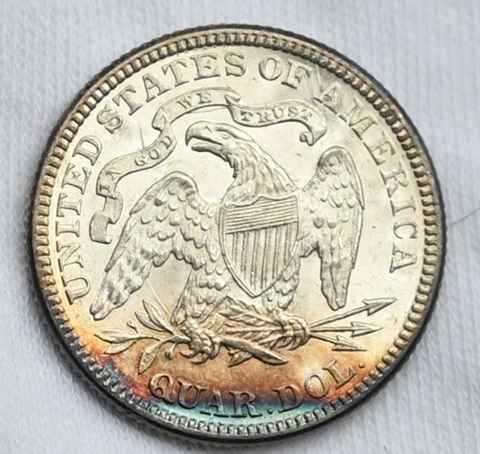 1890-Liberty-Seated-Quarter-For-Grading