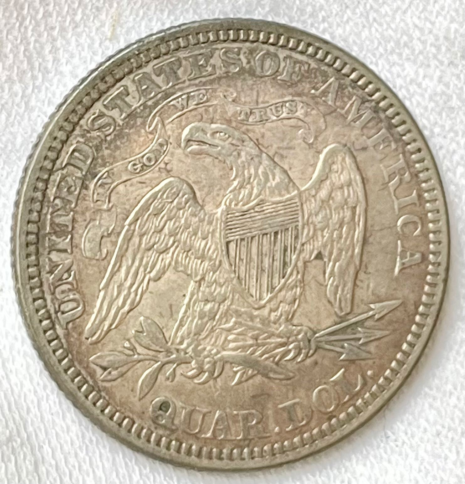 1871-Liberty-Seated-Quarter-For-Grading-And-Question