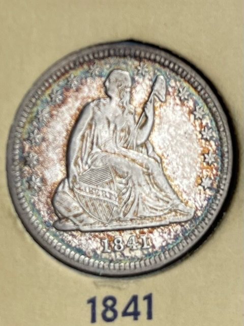 1841-Liberty-Seated-Quarter-For-Grading