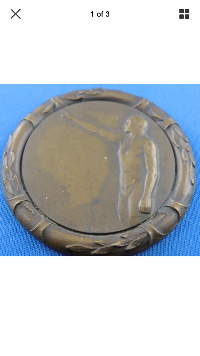 1936-Switzerland-Bronze-Summer-Olympics-Participation-Medal-Andr�-Huguenin