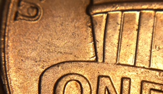 2017-P-Lincoln-Cent.-Die-Gouge-On-The-Top-And-Side-Of-The-Shield?