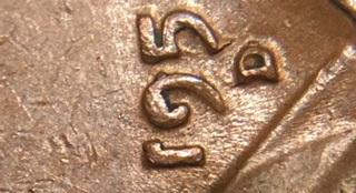 1958-D-And-1957-D-Lwc-With-Unusual-Die-Chip-Placements.