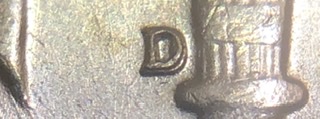 Two-1964-D-Roosevelt-Dimes-That-Are-Mirrored,-Down-To-The-MD-On-The-MM.