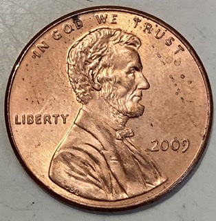 2009-P-PL-Lincoln-Cent.-Coolest-Die-Clash-I've-Seen-To-Date-On-A-Zinc-Cent.