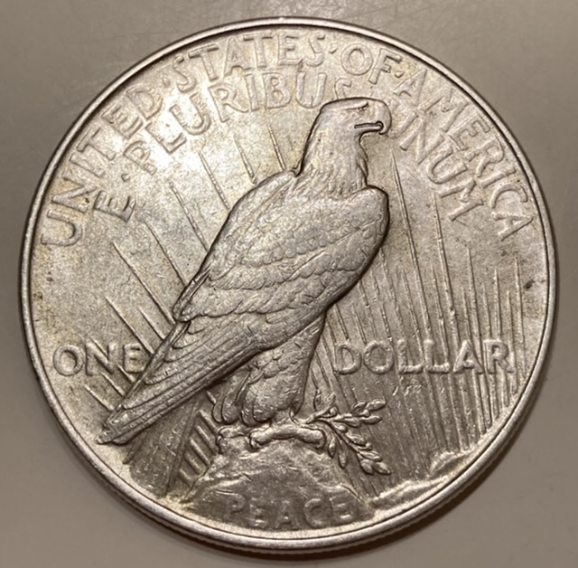 1922-P-Peace-Dollar.-B1-Reverse,-Re-Engraved-Die?