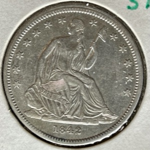 1842-SD-Seated-Liberty-Half-For-Grading-Please