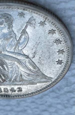 1842-SD-Seated-Liberty-Half-For-Grading-Please