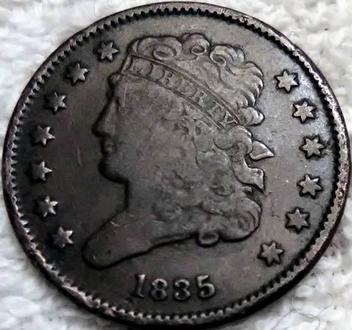 1835-Half-Cent-For-Grading