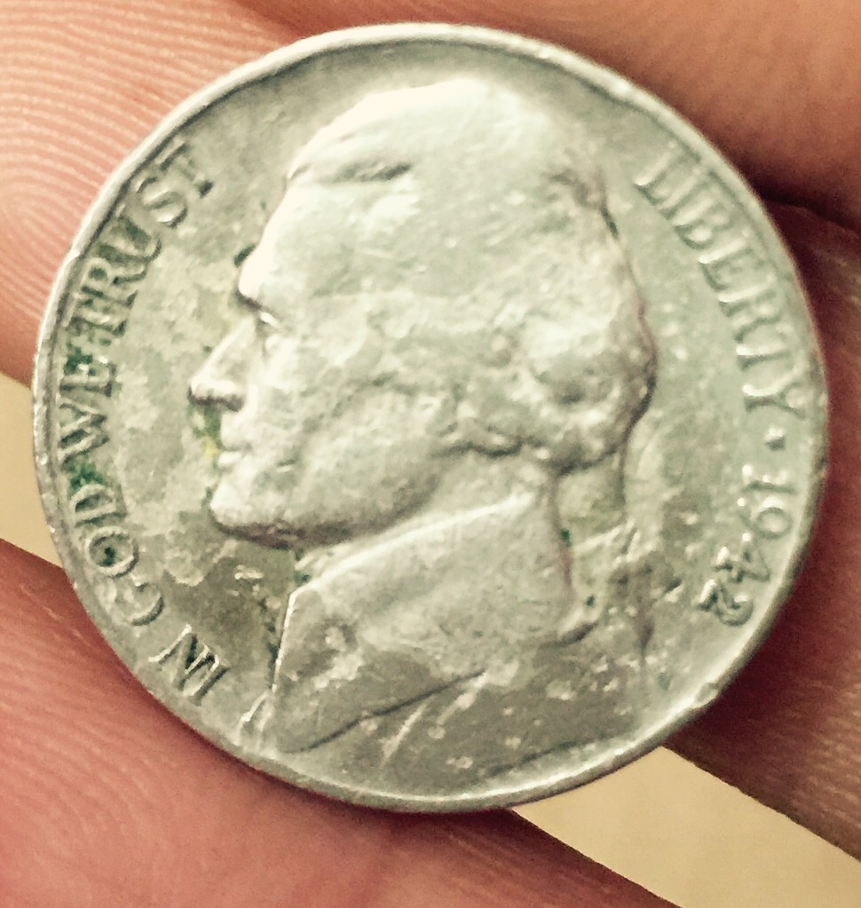 1942-Nickel-No-Mint-Mark.-Weight-Is-4.7-Grams