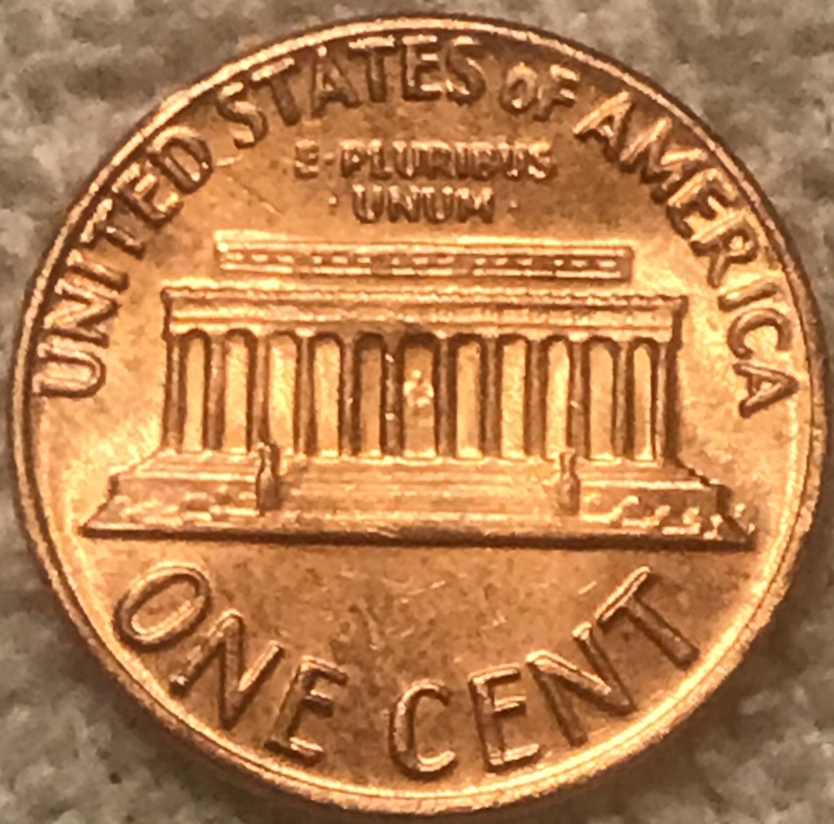 1970-D-Lincoln-Memorial-Penny-From-A-Roll.