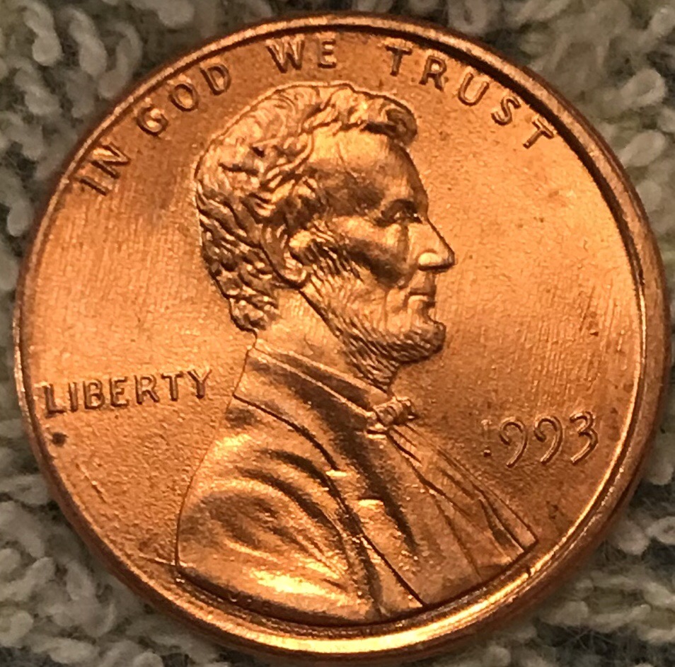 1993-Lincoln-Memorial-Cent-For-Grade