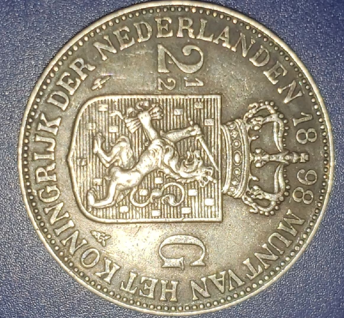 1898-Netherlands-2-1/2-Gulden