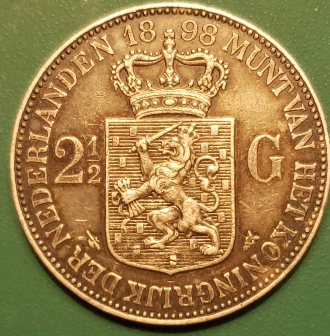 1898-Netherlands-2-1/2-Gulden