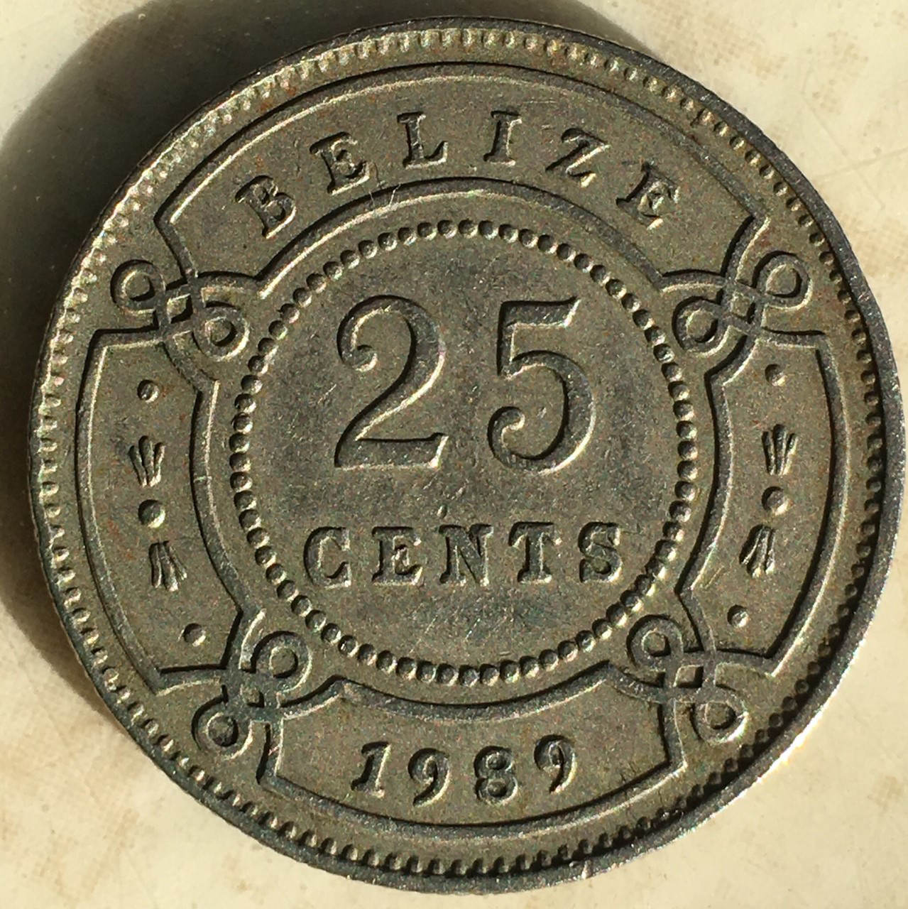 Not-Sure-Where-To-Post-This,-1989-Belize-25-Cents-DDR?