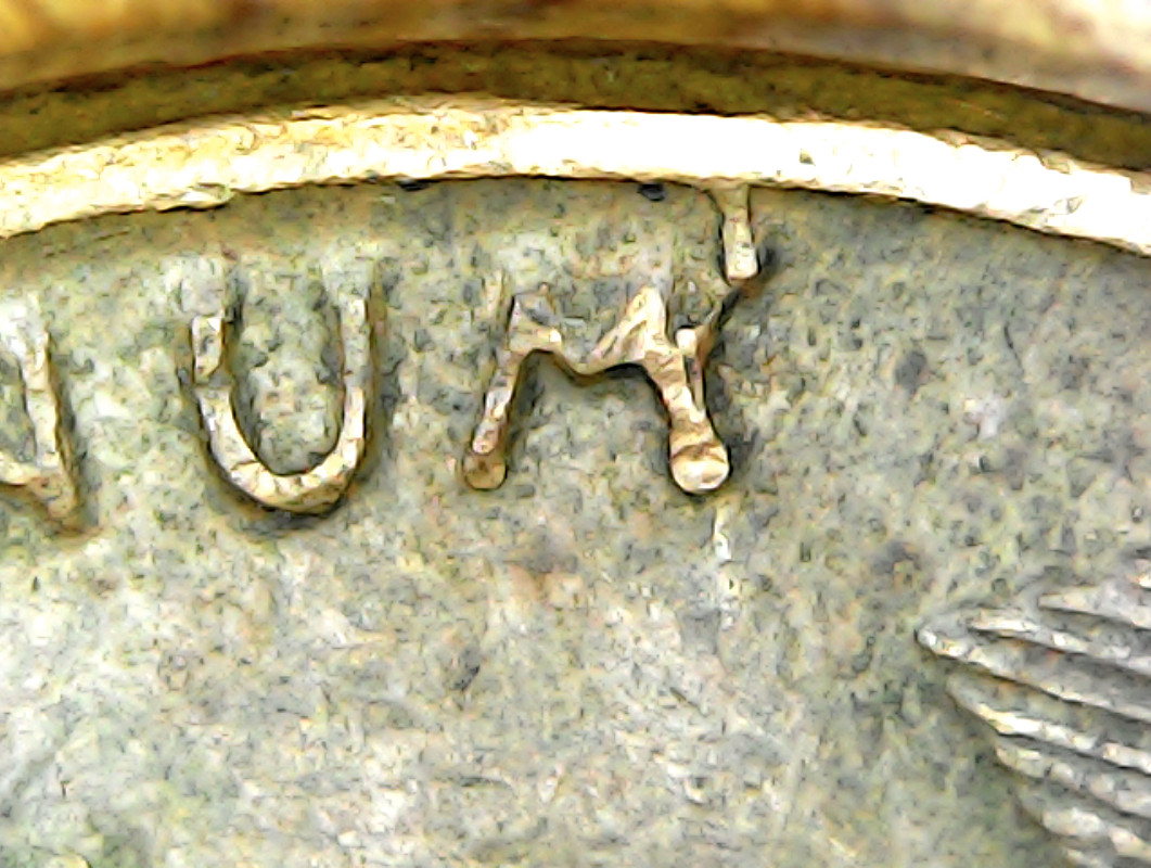 1956-LWC,-Die-Chip-Or-Something-Else-On-M-Of-Unum
