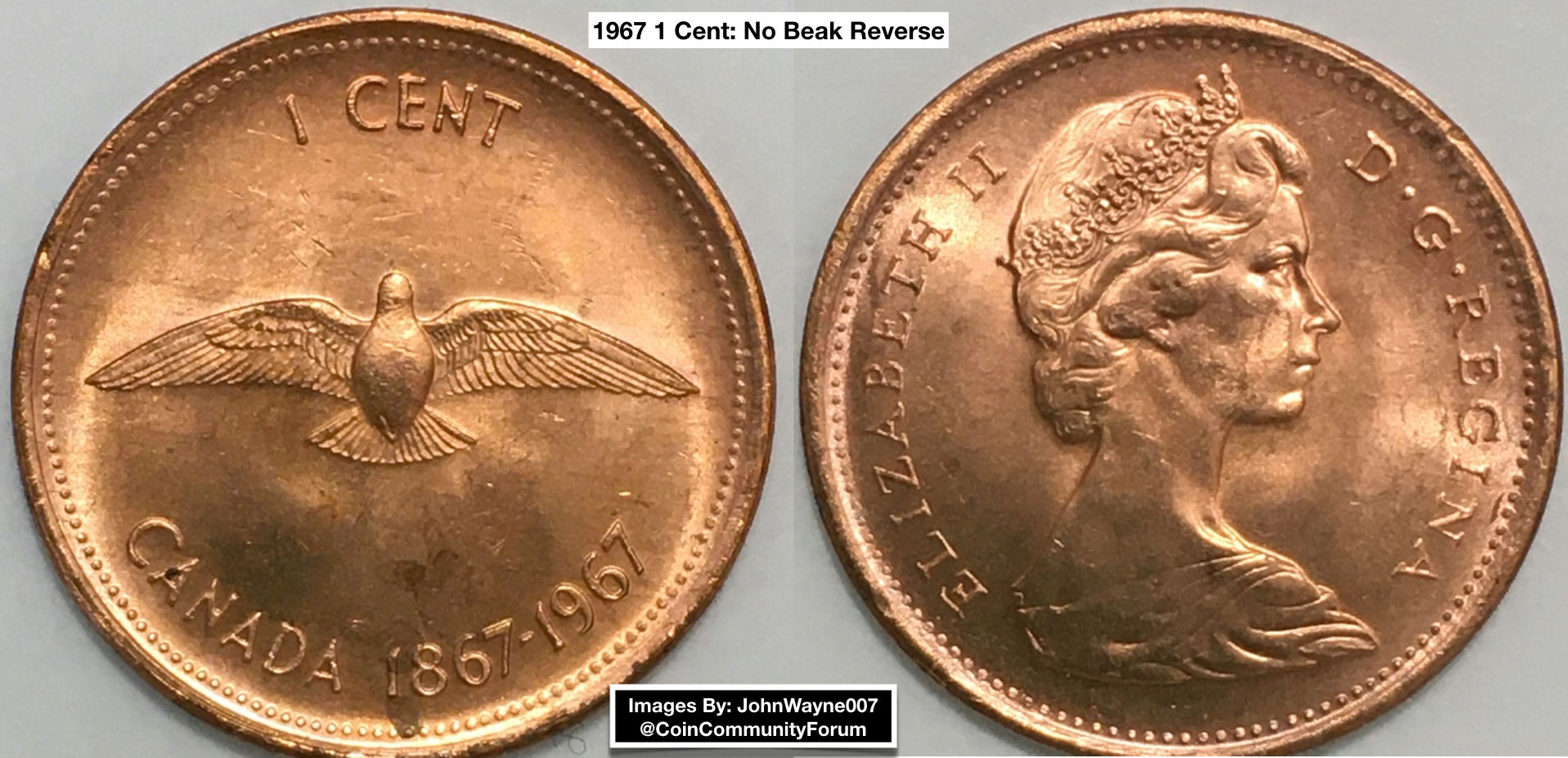 1967-1-Cent,-Beakless-Birds-From-Original-Bank-Wrapped-Roll