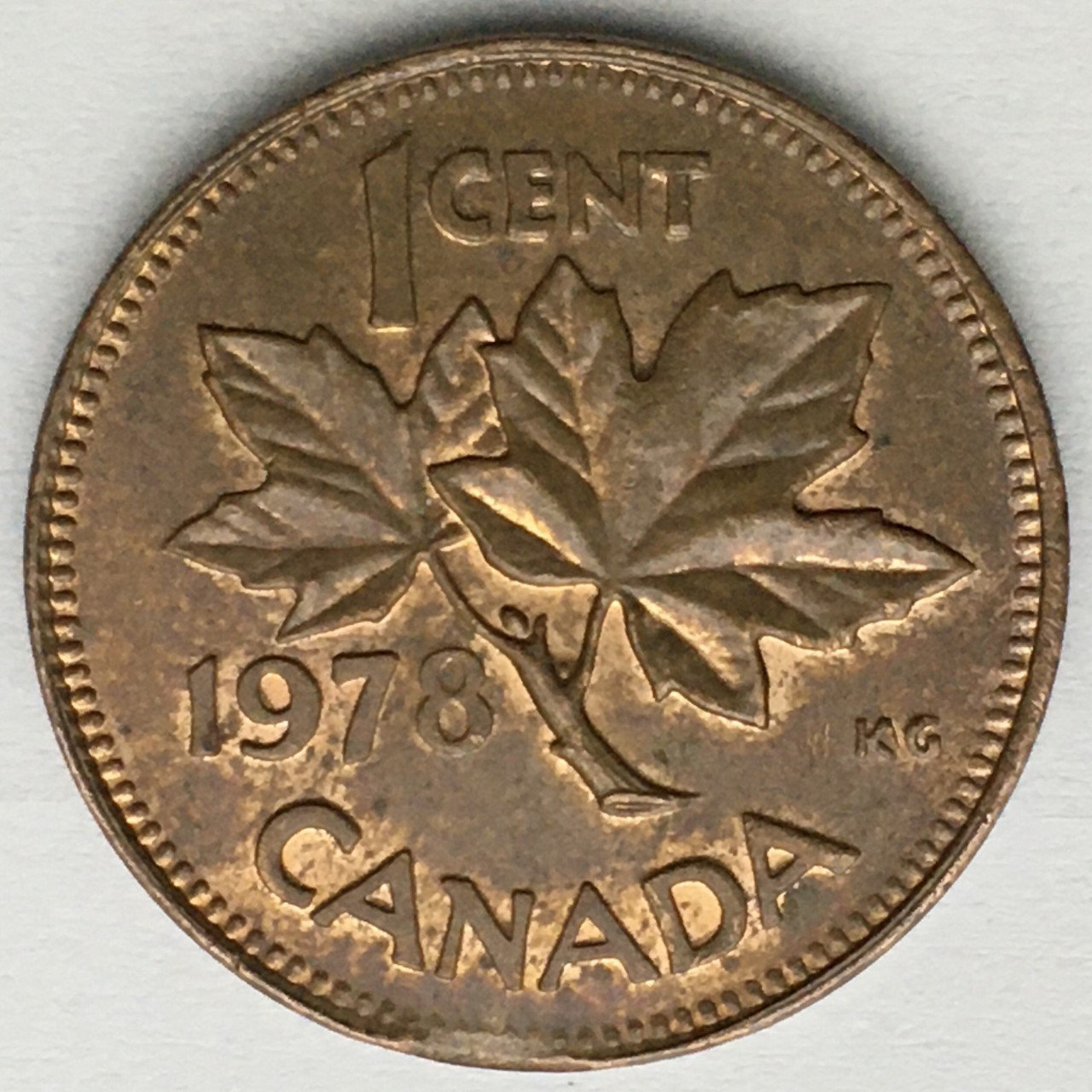 1978-1-Cent,-Rim-Clip-Or-Damage?
