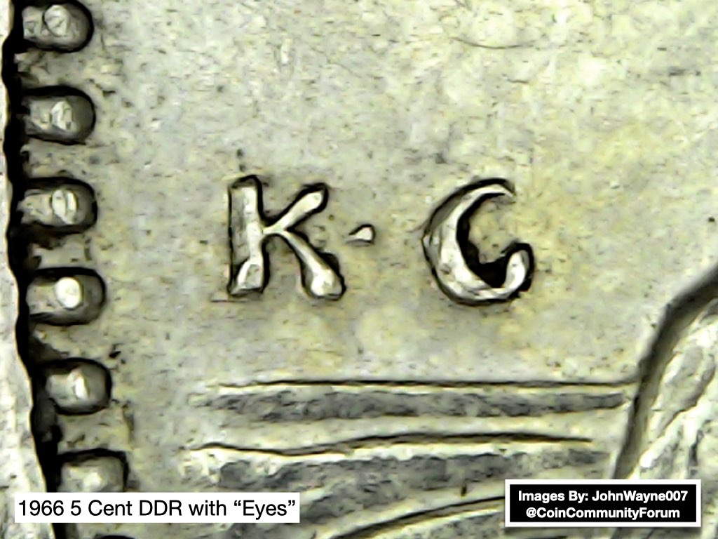 1966-SMS-5-Cent-DDR-And-1966-Circulated-5-Cent-DDR-With-