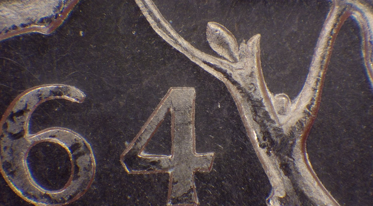 1964-1-Cent-DDR,-Extra-Spine