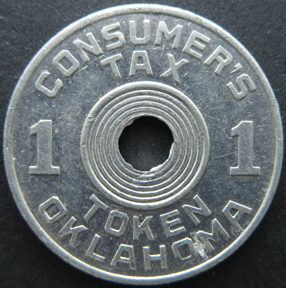 Oklahoma-Consumer's-Tax-Token,-
