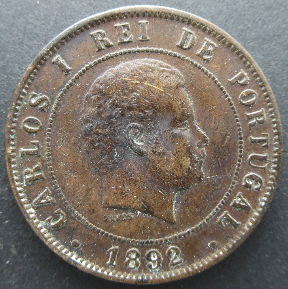 Portugal-1892-20-Reis
