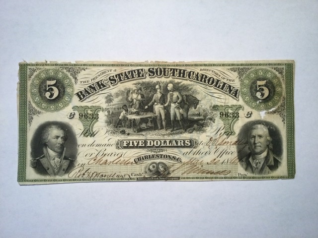 South-Carolina-$5-Note