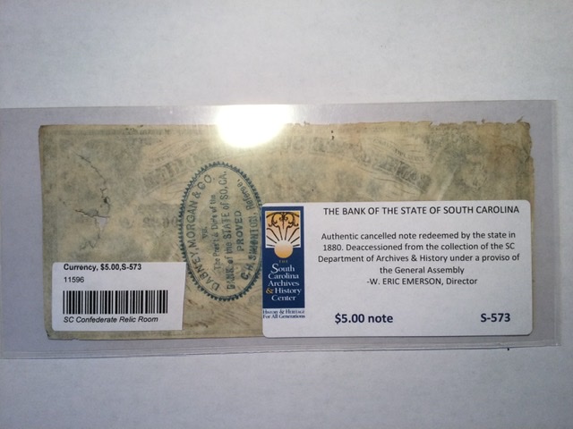 South-Carolina-$5-Note
