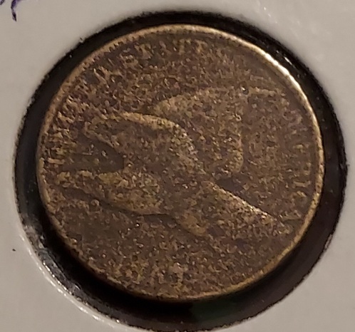 1858-Flying-Eagle-With-Strange-Letters-And-Markings