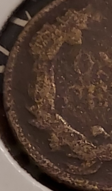 1858-Flying-Eagle-With-Strange-Letters-And-Markings