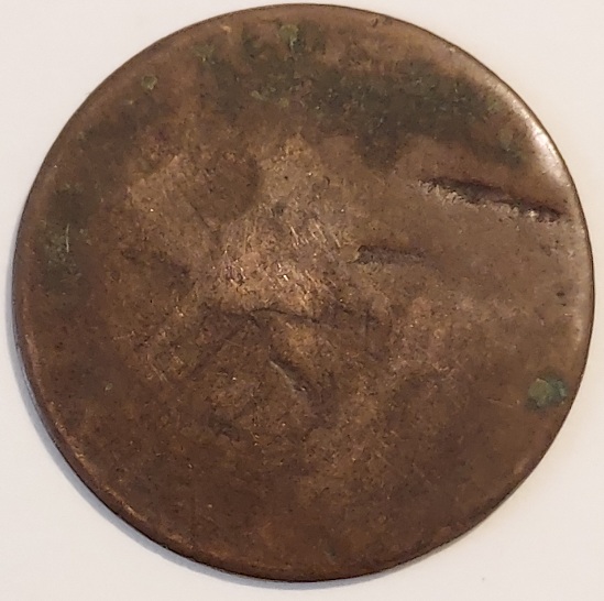 Napolean-Coin-With-United-States-On-Reverse-Id:-Likely-19th-Century-French-5-Centimes
