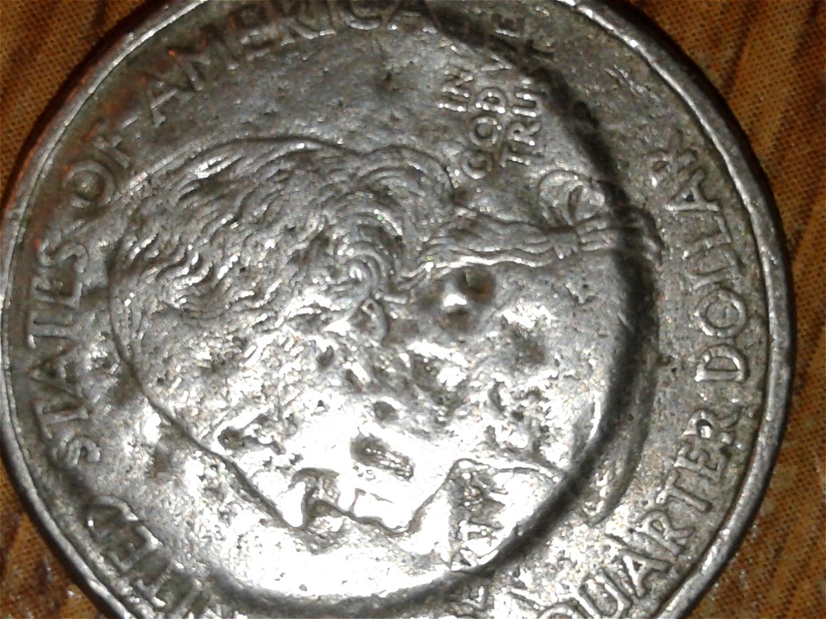 2007-Utah-State-Quarter-With-Blank-Under-Clad-Layer