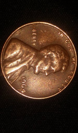 1964-Lincoln-Penny,-Errors-Or-Damaged-Penny?