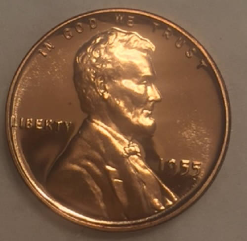 1955-Lincoln-Wheat-Cent-Proof-For-Grading